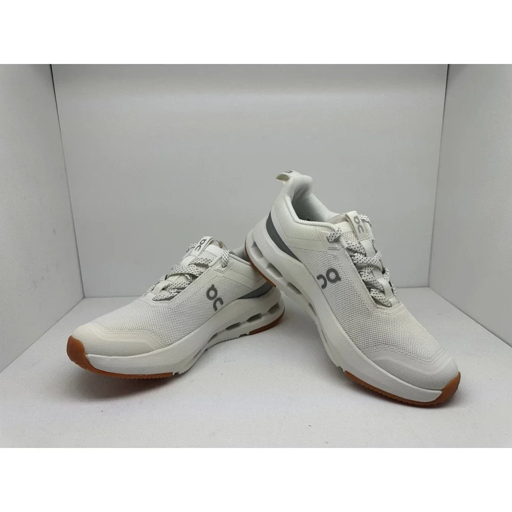 On Cloudnova Youth Ivory Apollo Grey Kids Running Shoes 3YF30034332 Size 3.5Y